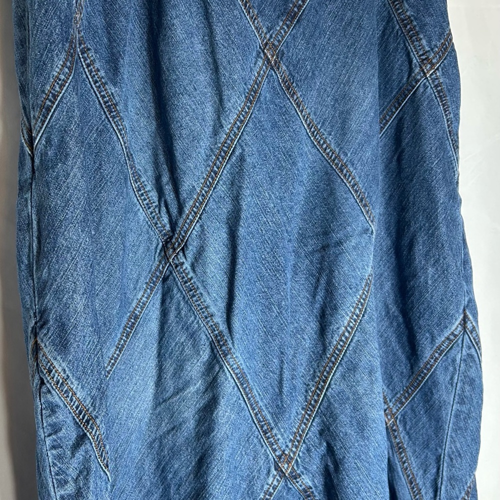 Venezia Blue Cotton Denim - Picture 3 of 4